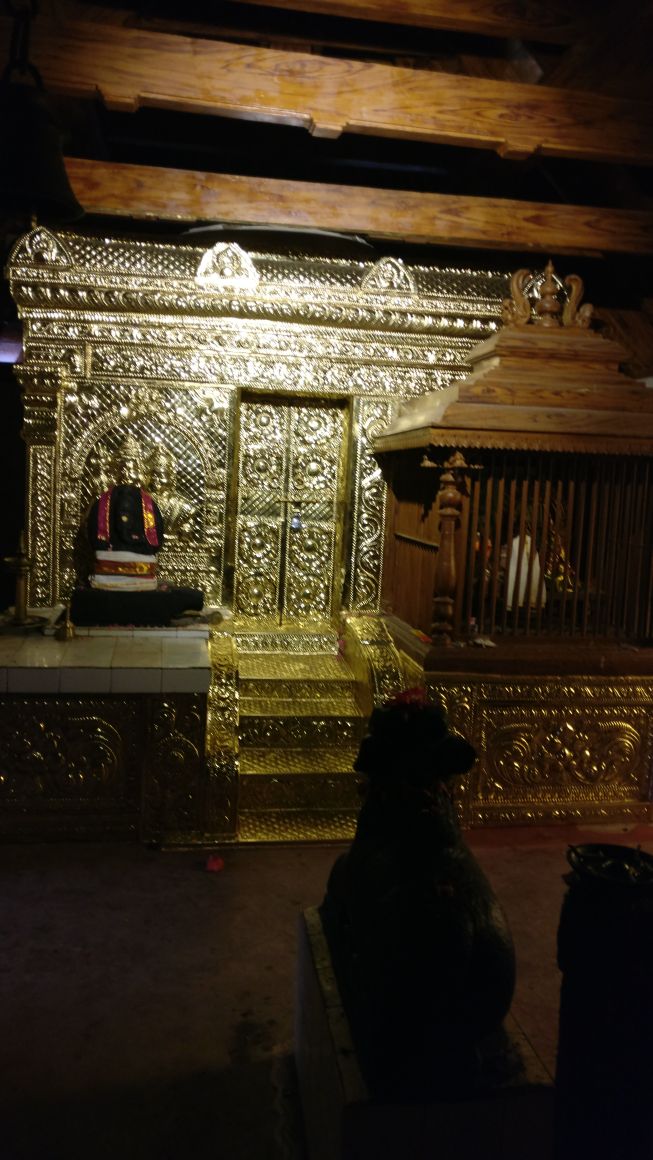 Brasscovering of Garba Griham at Siva Temple-01/13/2018