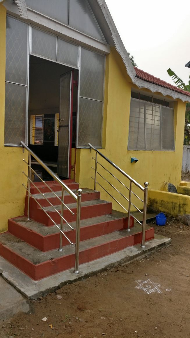 New handrails donated by a devotee for Ayyappan kovil-12/14/2017